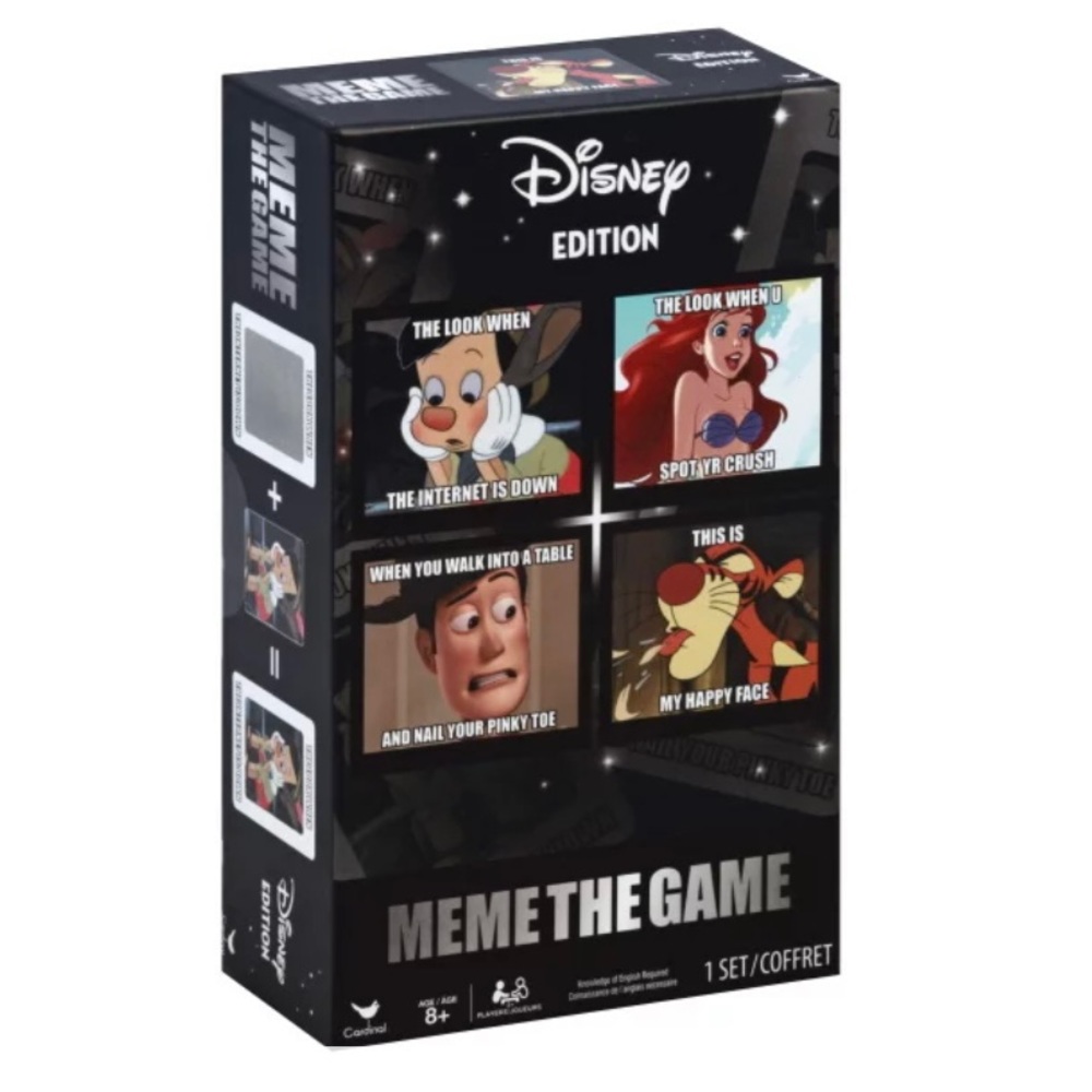 Meme the Game Disney Edition Family Card Game